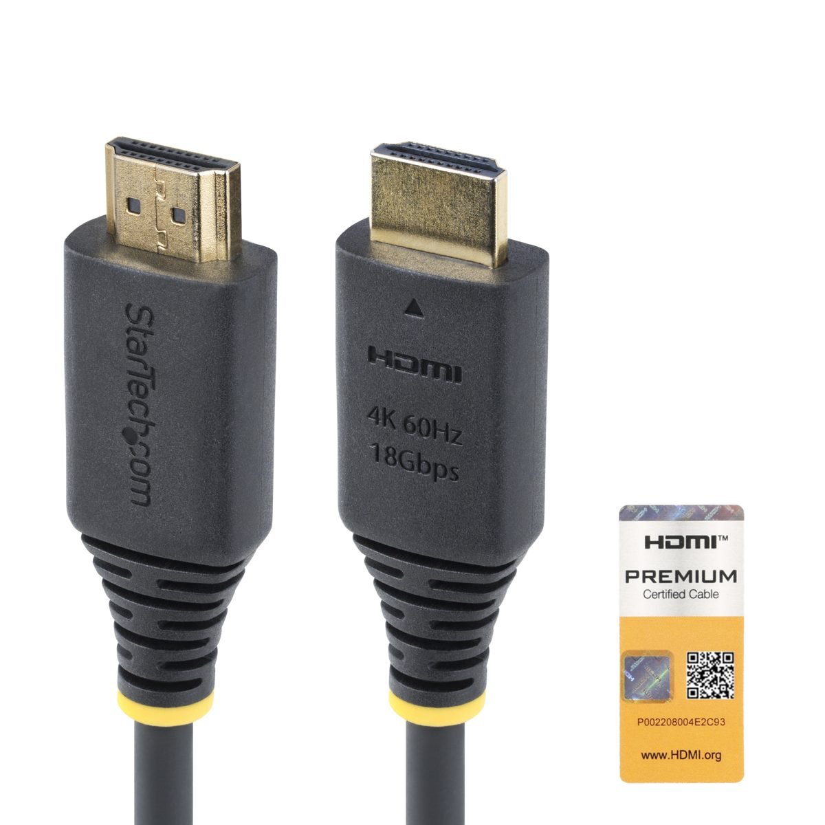 Startech.com Premium Certified HDMI Cable HDMI2-CABLE-4K60-2M