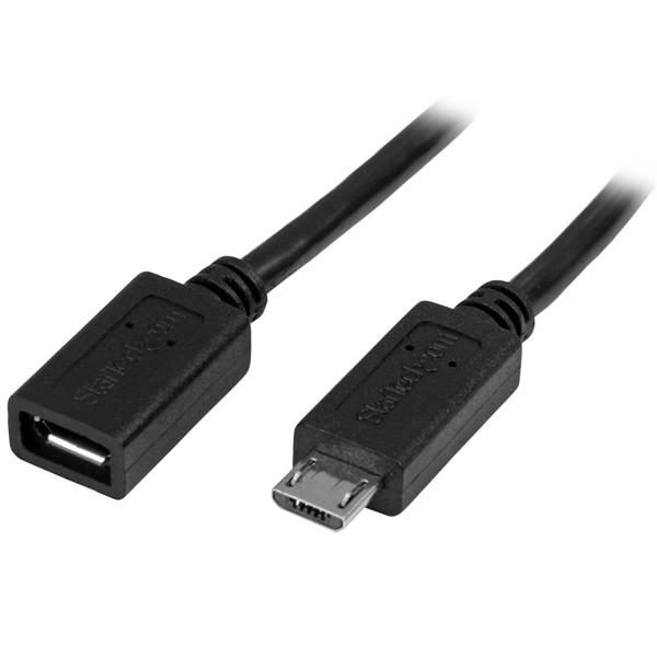 Startech.com 10" Micro USB Extension Cbl USBUBEXT50CM