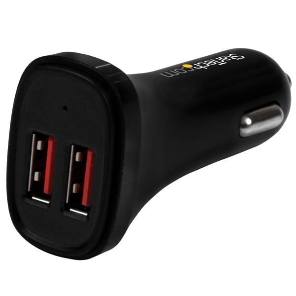 Startech.com 2x USB Car Charger 2 USB2PCARBKS