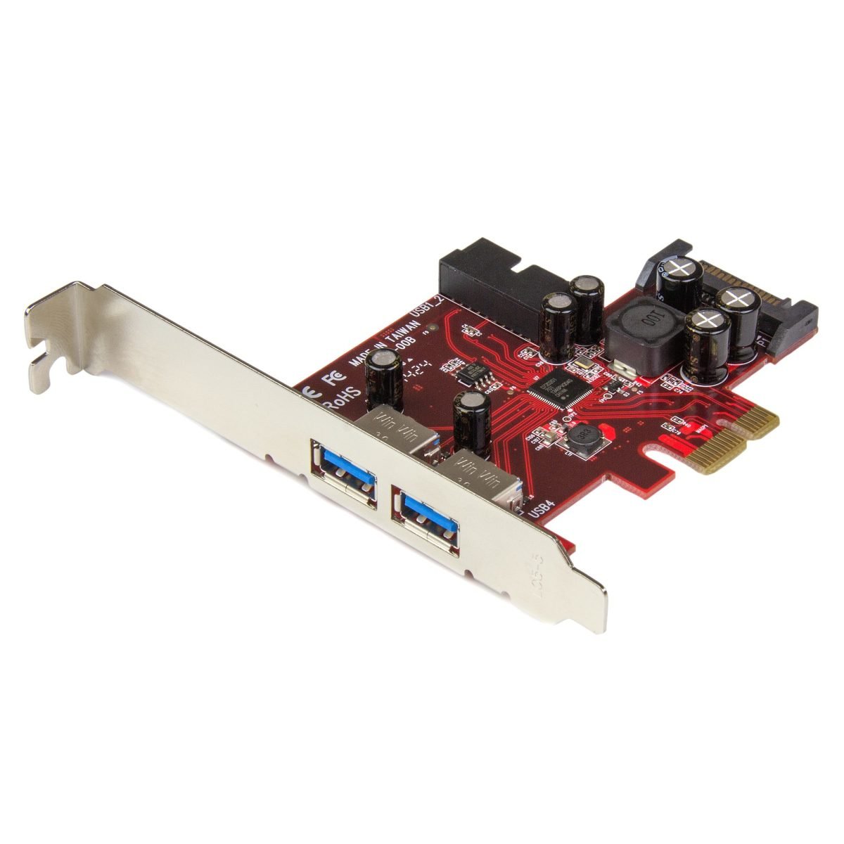 Startech.com 4 Port PCIe USB 3.0 Card TAA PEXUSB3S2EI