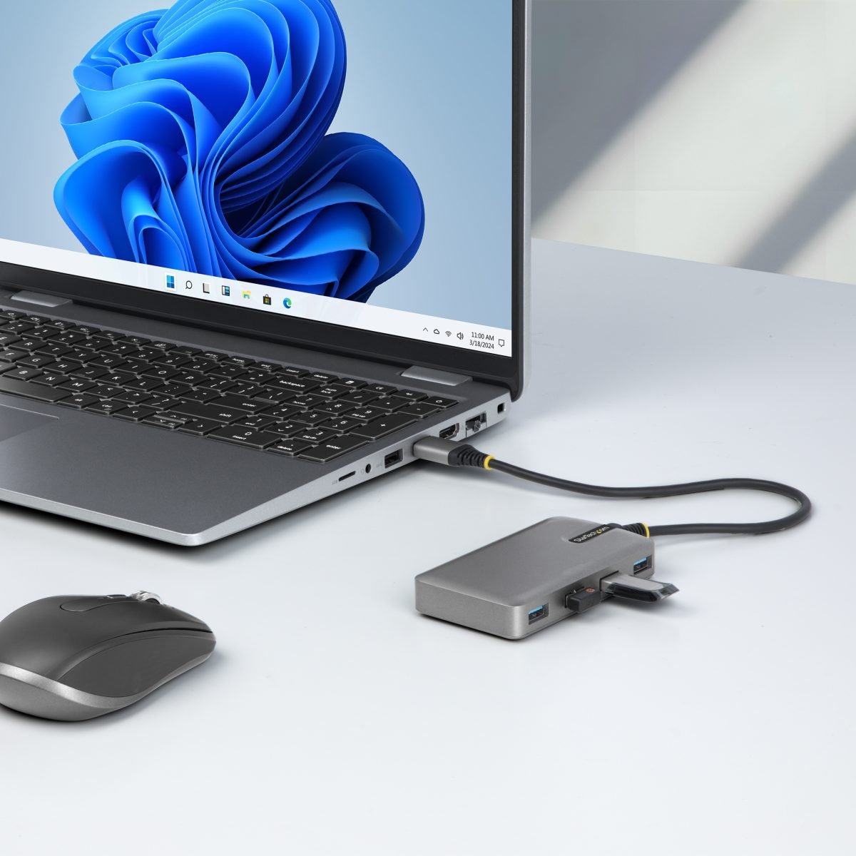 Startech.com 4-Port USB Hub 5Gbps, Portable 5G4AB-USB-A-HUB