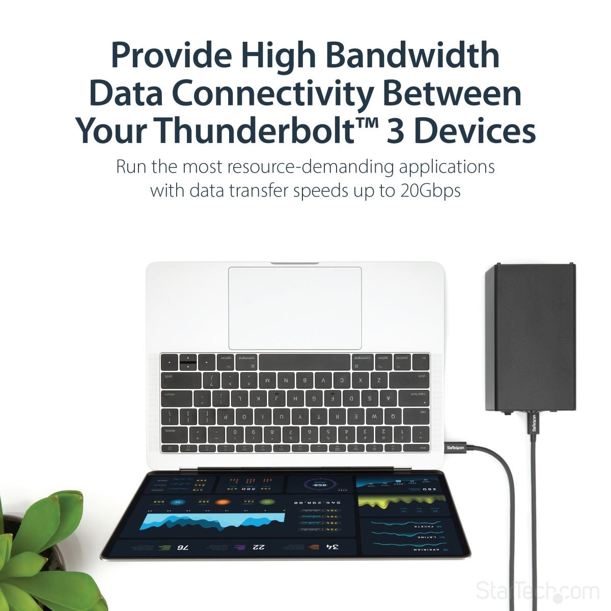 Startech.com 1m Thunderbolt 3 20G TBLT3MM1M