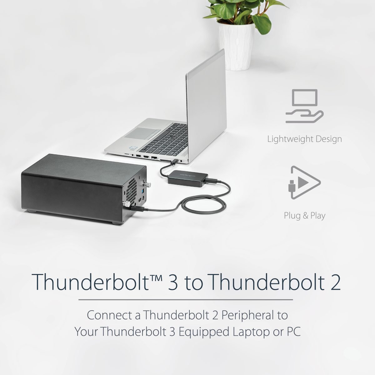 Startech.com Thndrblt 3 to Adapter TBT3TBTADAP
