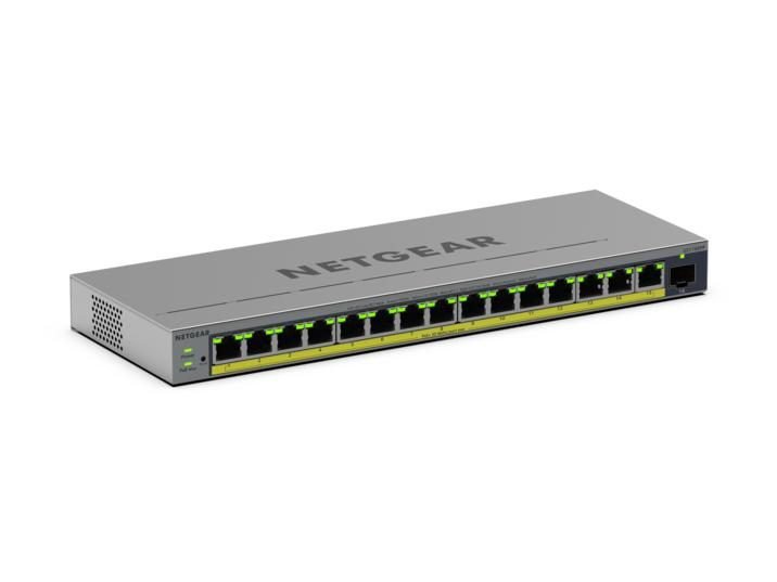 NETGEAR 16P Gig Easy Smart PoE+ Switch GS116EPP-100NAS