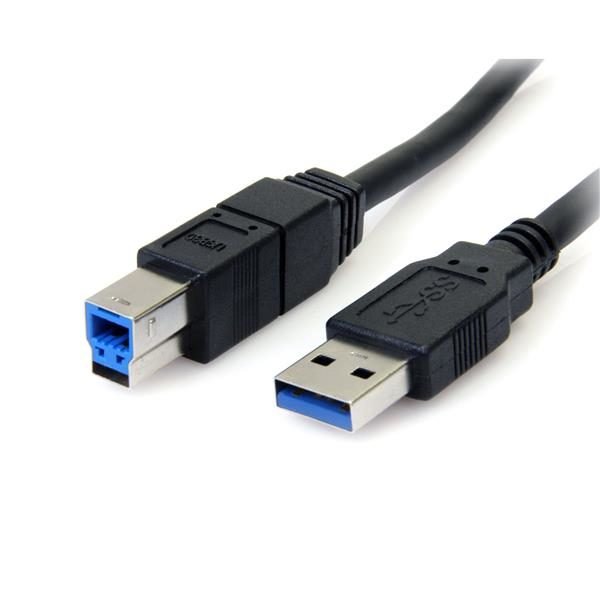 Startech.com 10#039; USB 3.0 A to B M/M Black USB3SAB10BK