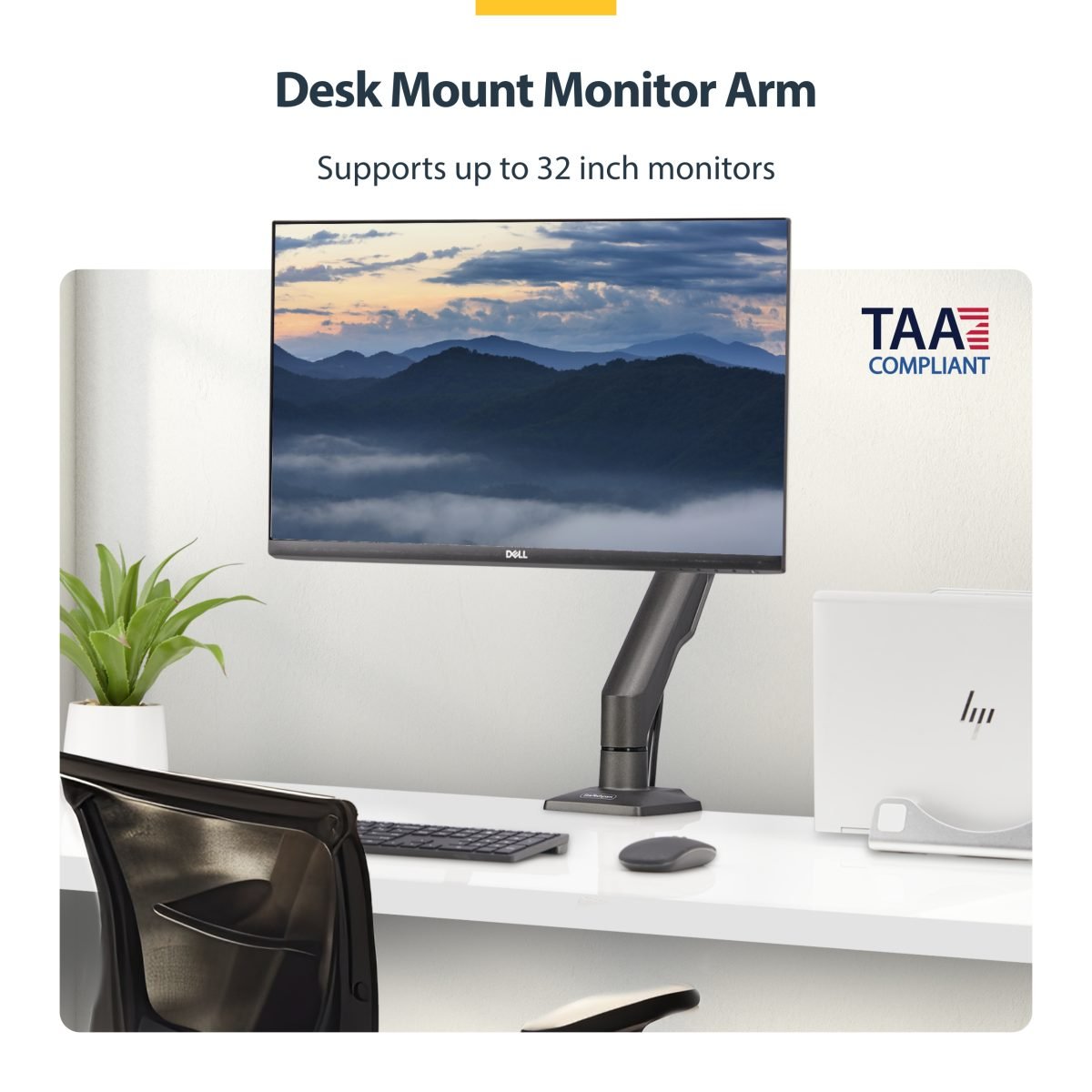 Startech.com Desk Mnt Mntr Arm Max 32 H1M1AG2-MONITOR-ARM