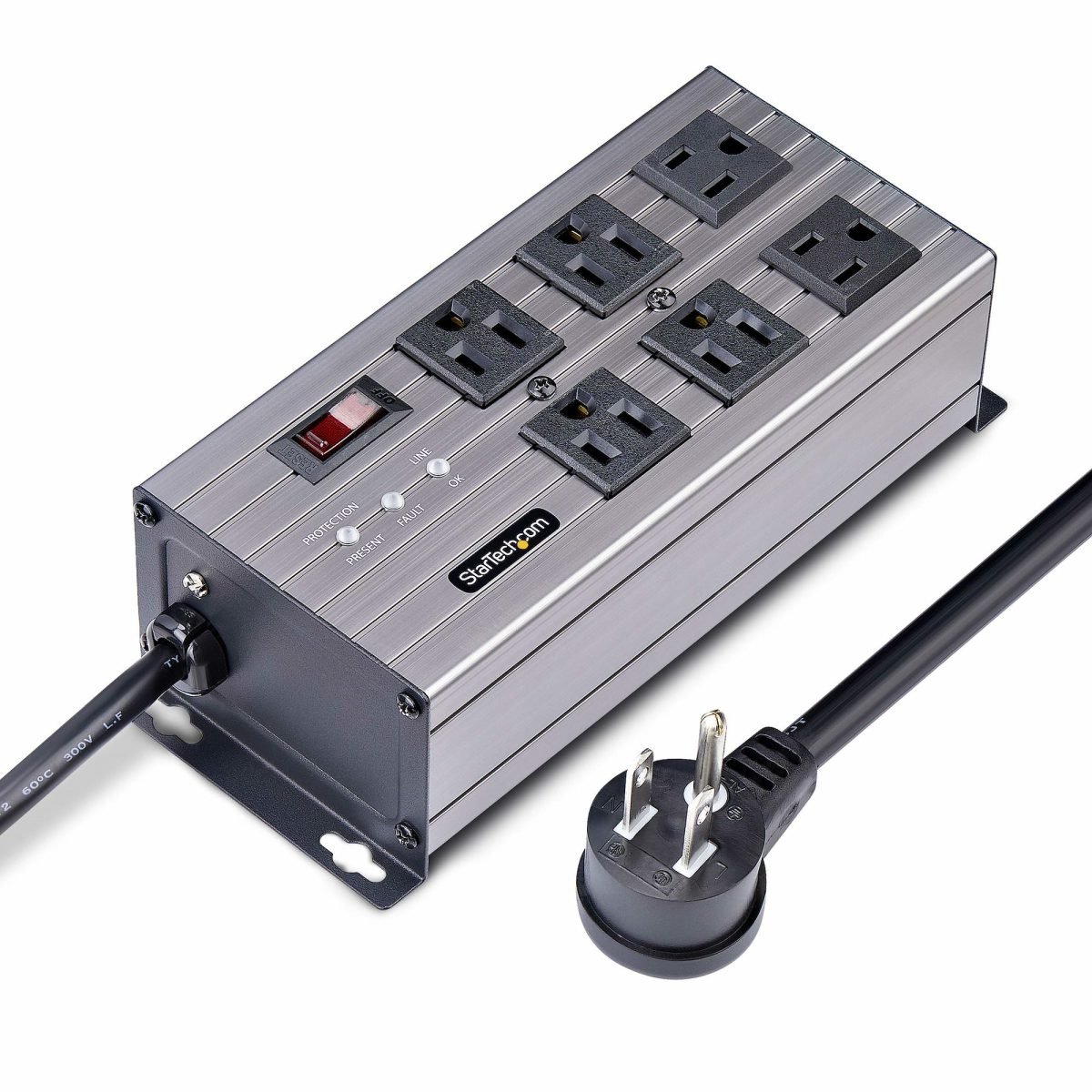 Startech.com 6Port Industrial Power Strip 6N515S8-POWER-STRIP