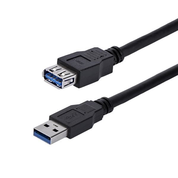 Startech.com 1m Black USB 3 Extension Cable USB3SEXT1MBK