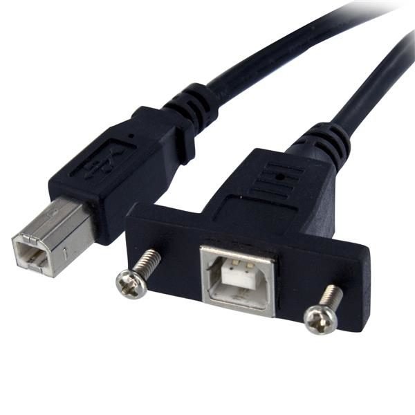 Startech.com 3#039; Panel Mount USB Cable BB USBPNLBFBM3