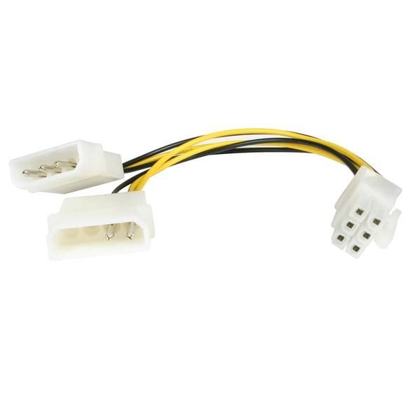 Startech.com 6" LP4 to P" PCIe Adapter LP4PCIEXADAP