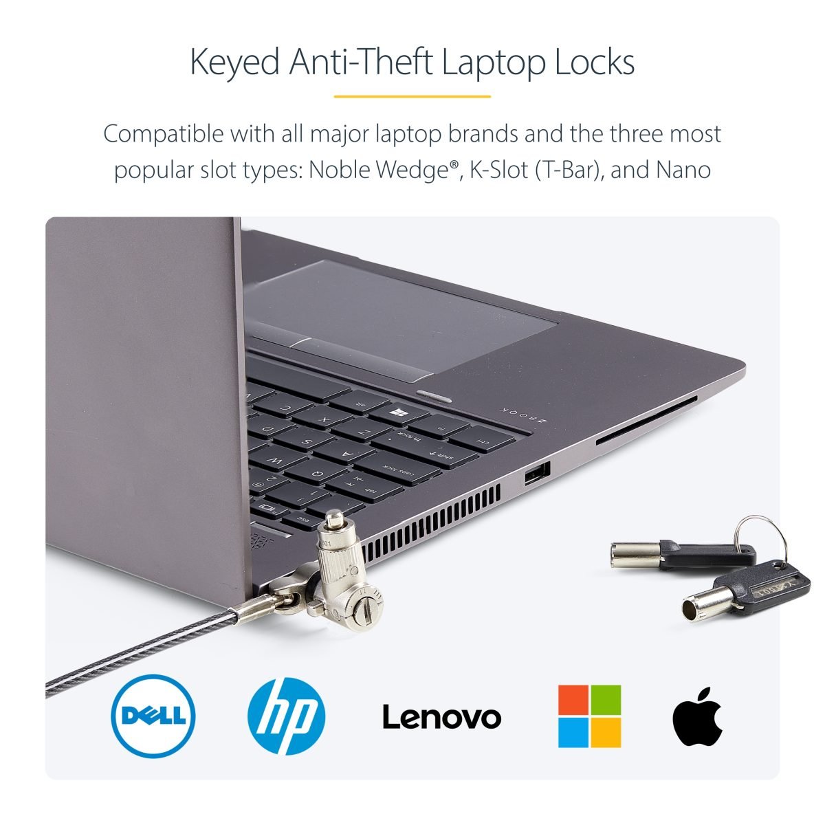 Startech.com 25-Pack Universal Laptop Lock UNIVMK25-LAPTOP-LOCK