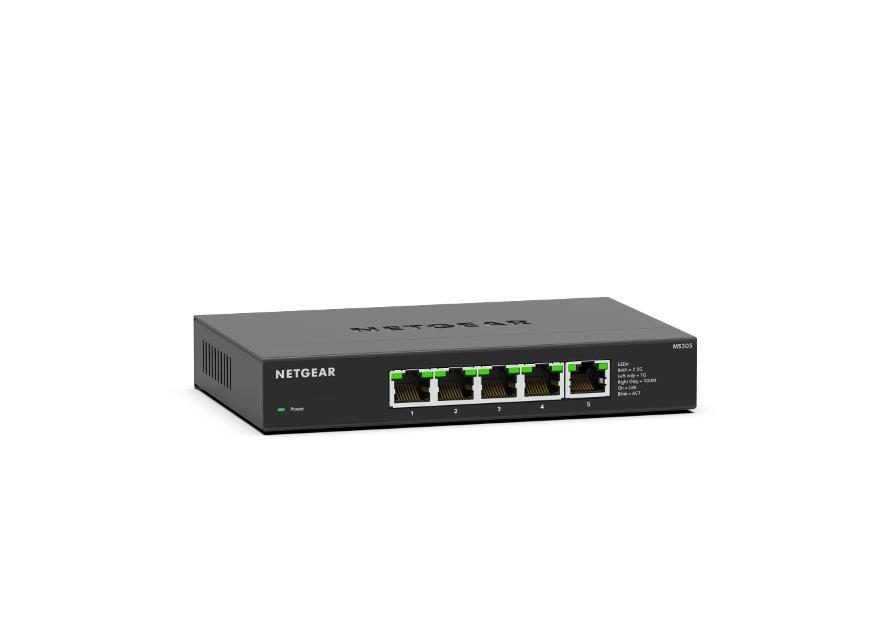 NETGEAR 5 Port Multi Gig Unmgd Switch MS305-100NAS