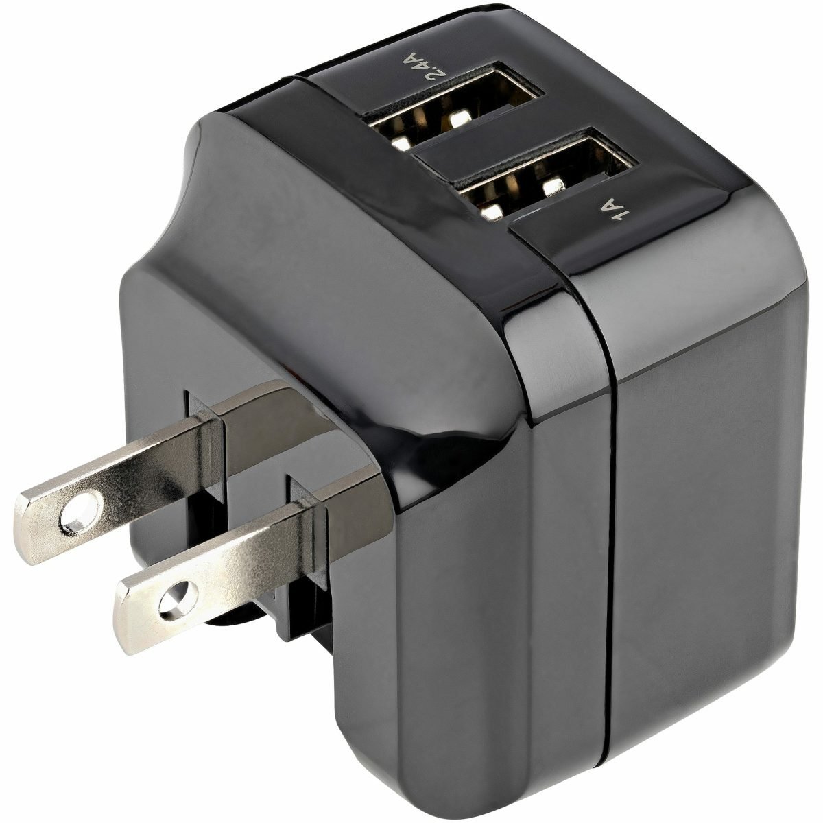 Startech.com 2 Port USB Wall Charger - 17W USB2PACUBK