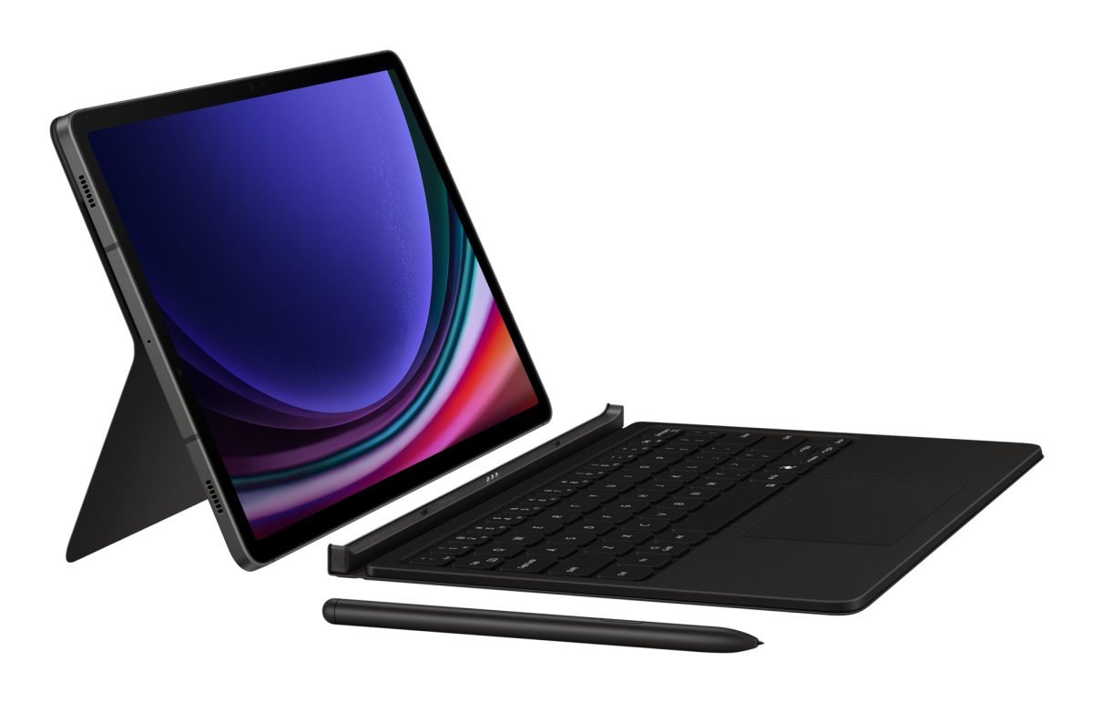 Samsung Tab S9S9 FE Book Cover Black EF-DX725UBEGUJ