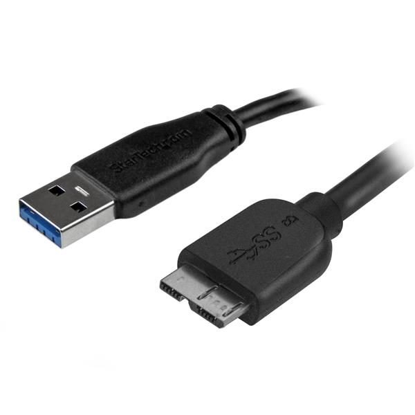 Startech.com 6#039; Slim USB 3.0 Micro B Cable USB3AUB2MS
