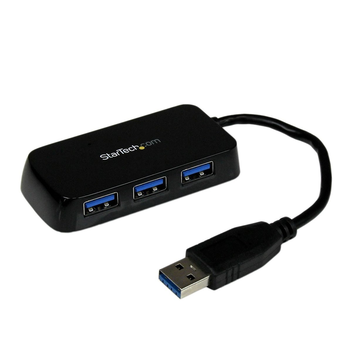 Startech.com Blk 4 ptMini USB 3.0 Hub TAA ST4300MINU3B