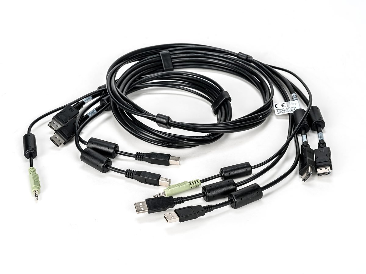 Vertiv CBL 2DISPLAYPORT 2USB 1A 6' CBL0108