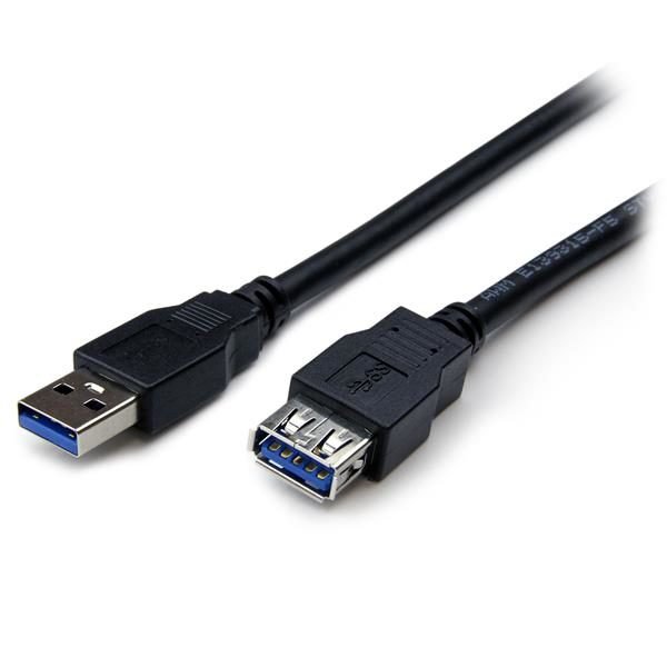 Startech.com 6#039; USB 3 Extension Cable Blk USB3SEXT6BK