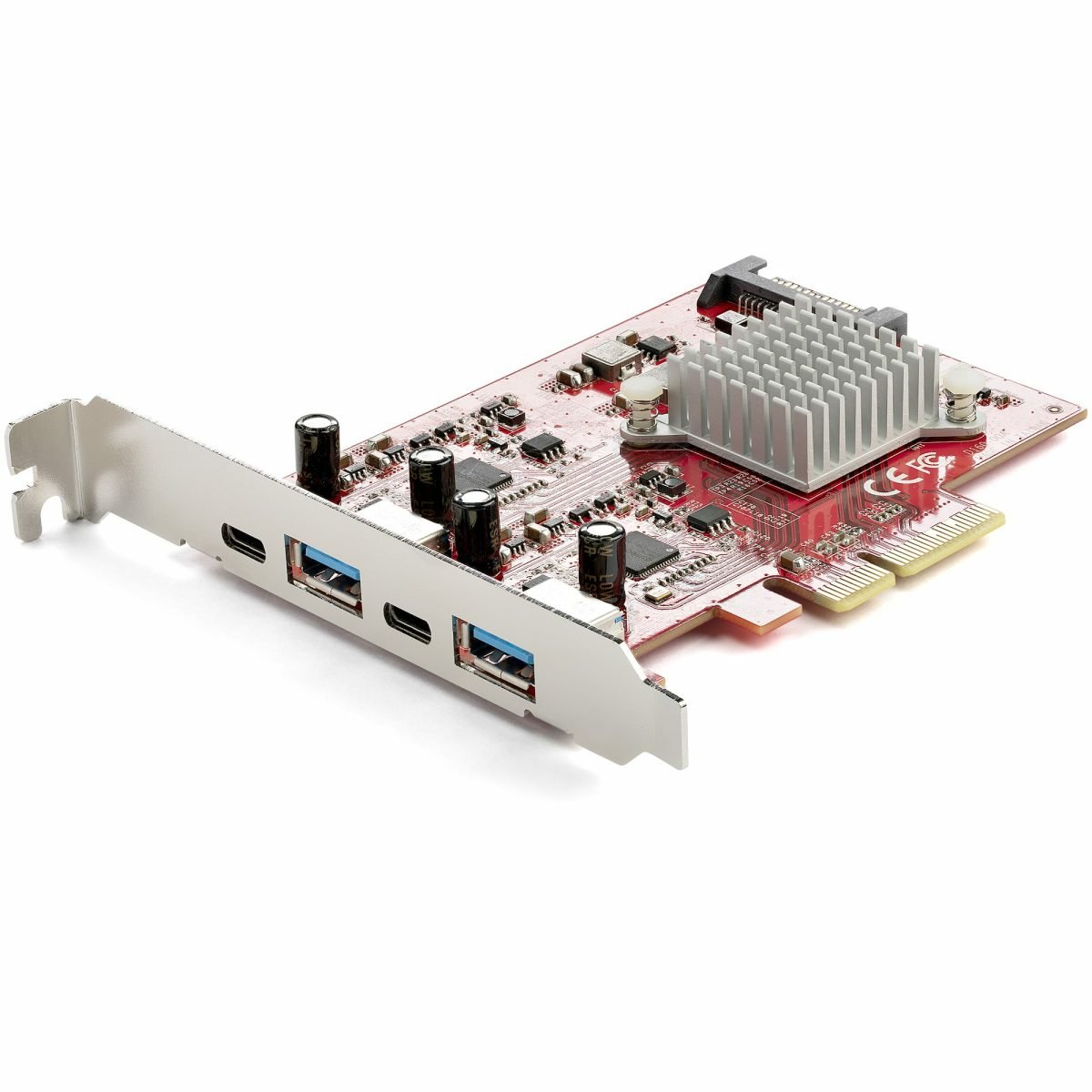 Startech.com 4 Pt USB PCIe C A TAA PEXUSB312A2C2V