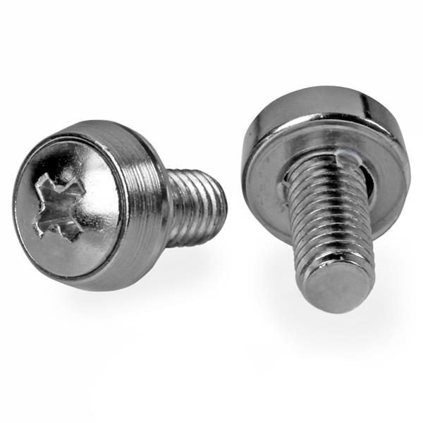 Startech.com 12 24 Rack Screws 50 pack TAA CABSCRWS1224