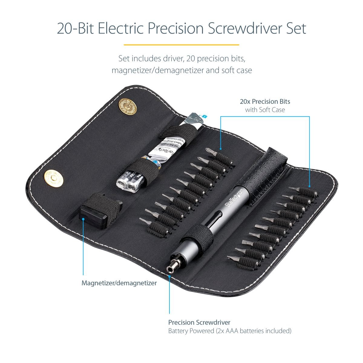 Startech.com 20-Bit Electric Screwdrvr TAA CTK20PCEDRIVE