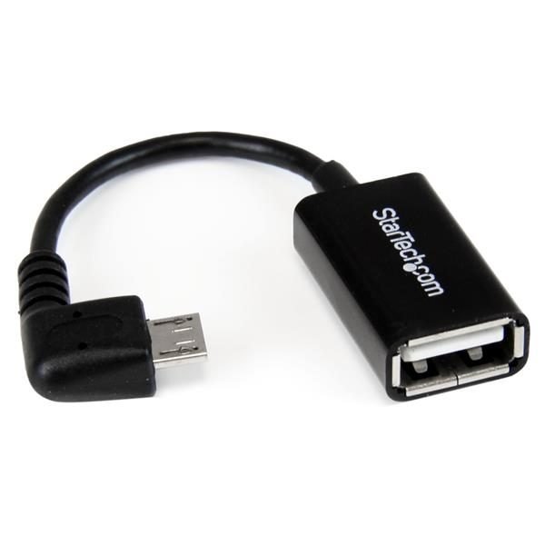 Startech.com 5" Angled Micro USB OTG Cable UUSBOTGRA