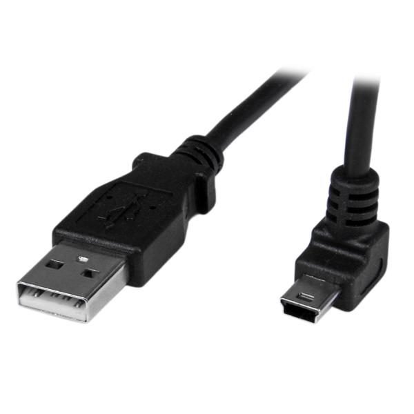 Startech.com 1m Up Angle Mini USB Cable USBAMB1MU