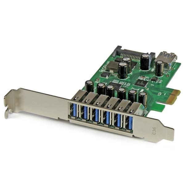 Startech.com 7 Port PCIe USB 3.0 Card TAA PEXUSB3S7