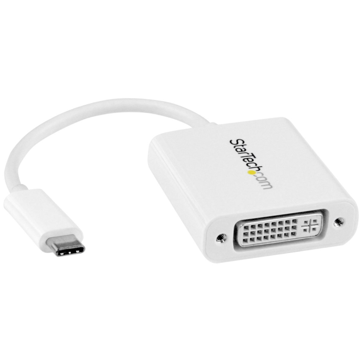 Startech.com USB C to DVI Adapter White CDP2DVIW