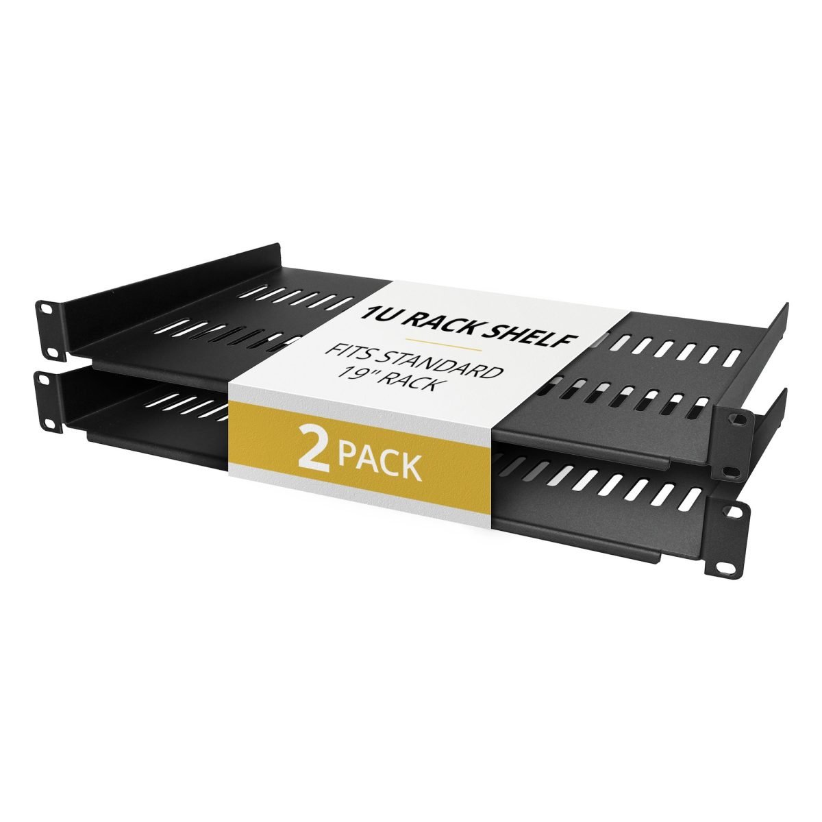 Startech.com 2-Pack 1U Server Rack Shelf CABSHELFV1U-2PK