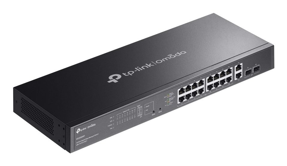 TP-Link Omada 20port PoE+EasyMgtSwitch ES220GMP