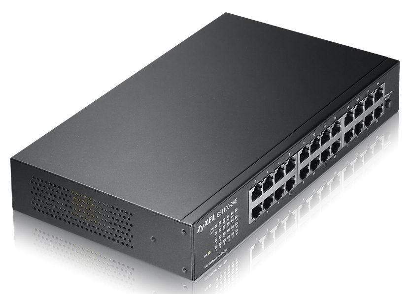ZyXEL Communications 24 Port Gig Desktop Switch GS1100-24E