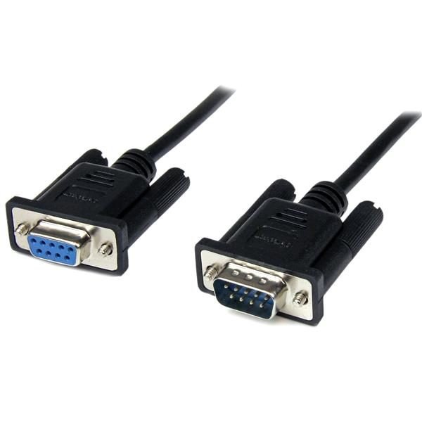 Startech.com 1m Black DB9 Null Modem Cable SCNM9FM1MBK