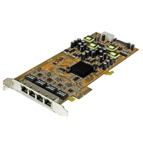 Startech.com 4 ptGigabit PoE PCIe NIC TAA ST4000PEXPSE