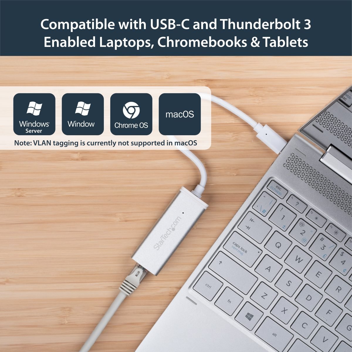 Startech.com USB C to GbE Ntwrk Adptr Silvr US1GC30A