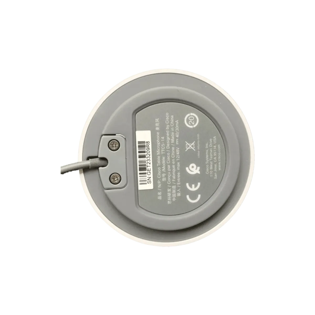 CISCO HW VIDEO TABLE MICROPHONE WITH JACK PLUG CS-MIC-TABLE-J=