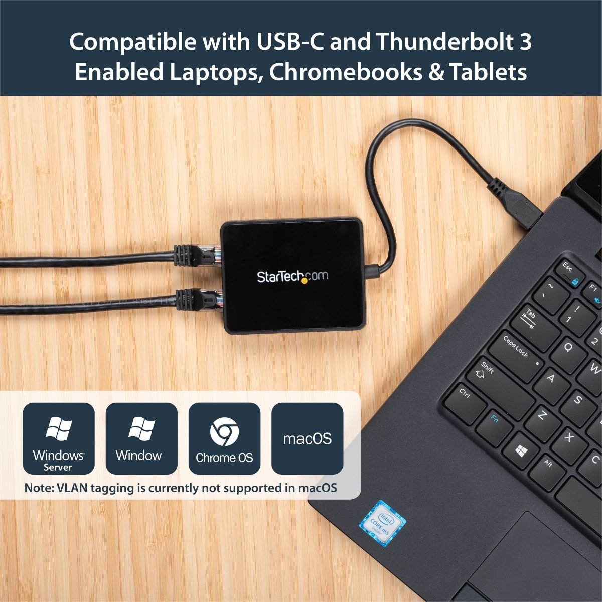 Startech.com USB C to Dual GbE Adapter US1GC301AU2R