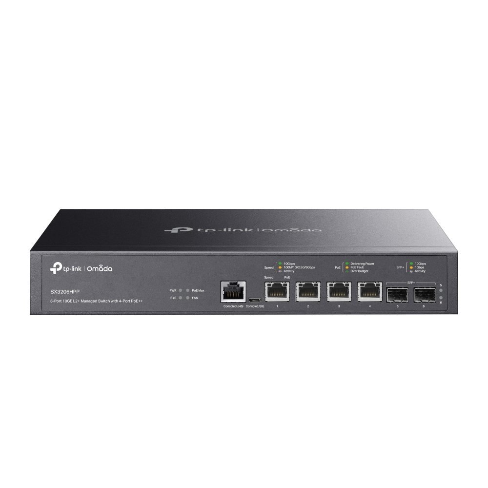 TP-Link 4 Port 10G PoE++ Switch SX3206HPP