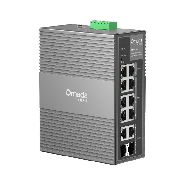 TP-Link 10 Port Gig PoE+ IND Swith IES210GPP