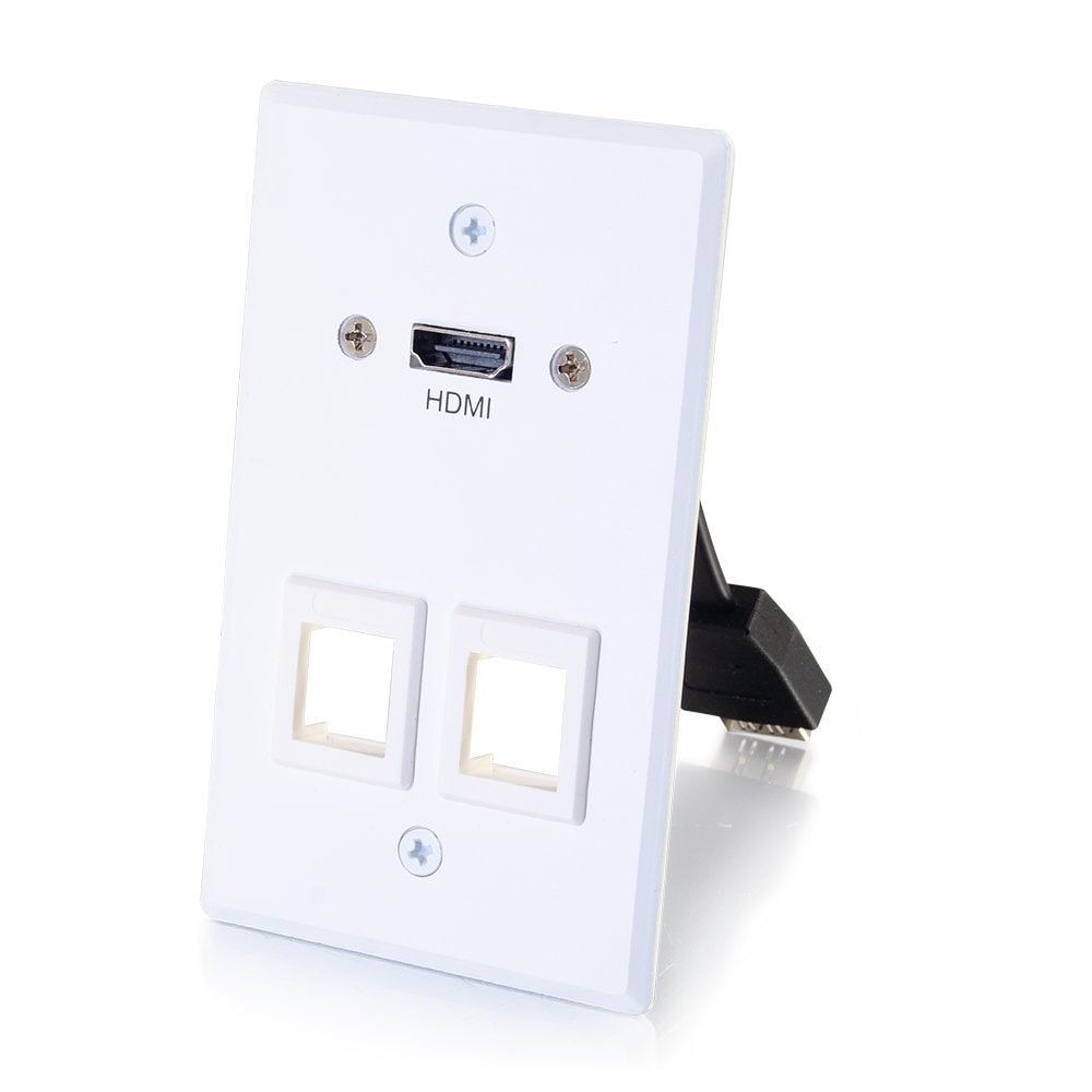 C2G SG HDMI 2 Keystones White 60161