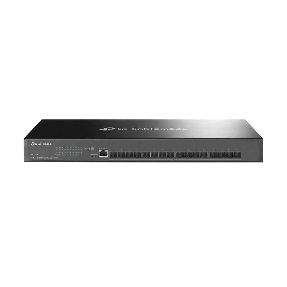 TP-Link 16 Port 10GE SFP Plus L2 Switc SX3016F