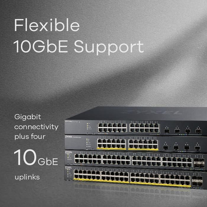 ZyXEL Communications 24-Port PoE+ NebulaFlex Switch XGS1935-28HP