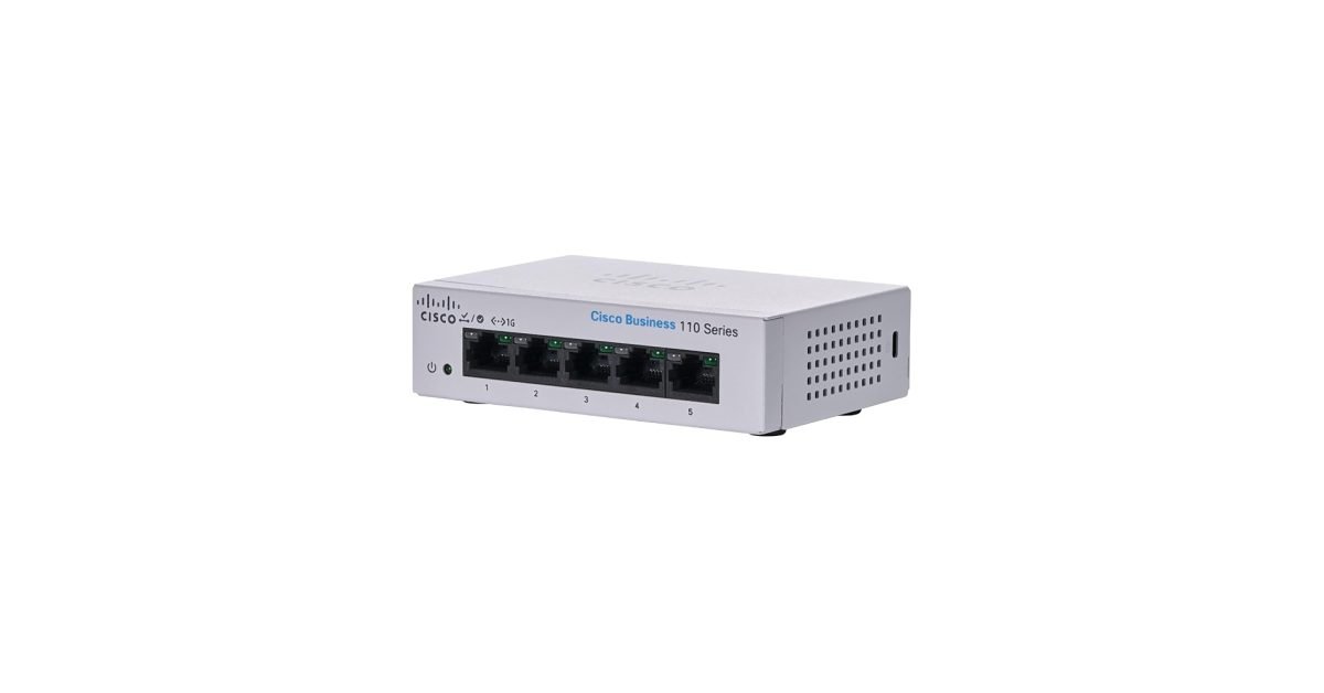 Cisco Systems CBS110 Unmanaged 5-port GE CBS110-5T-D-NA