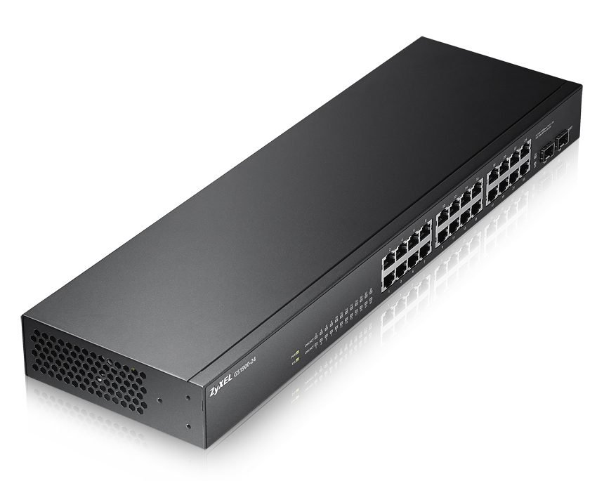 ZyXEL Communications 24 Port Gig Web RM Switch GS1900-24