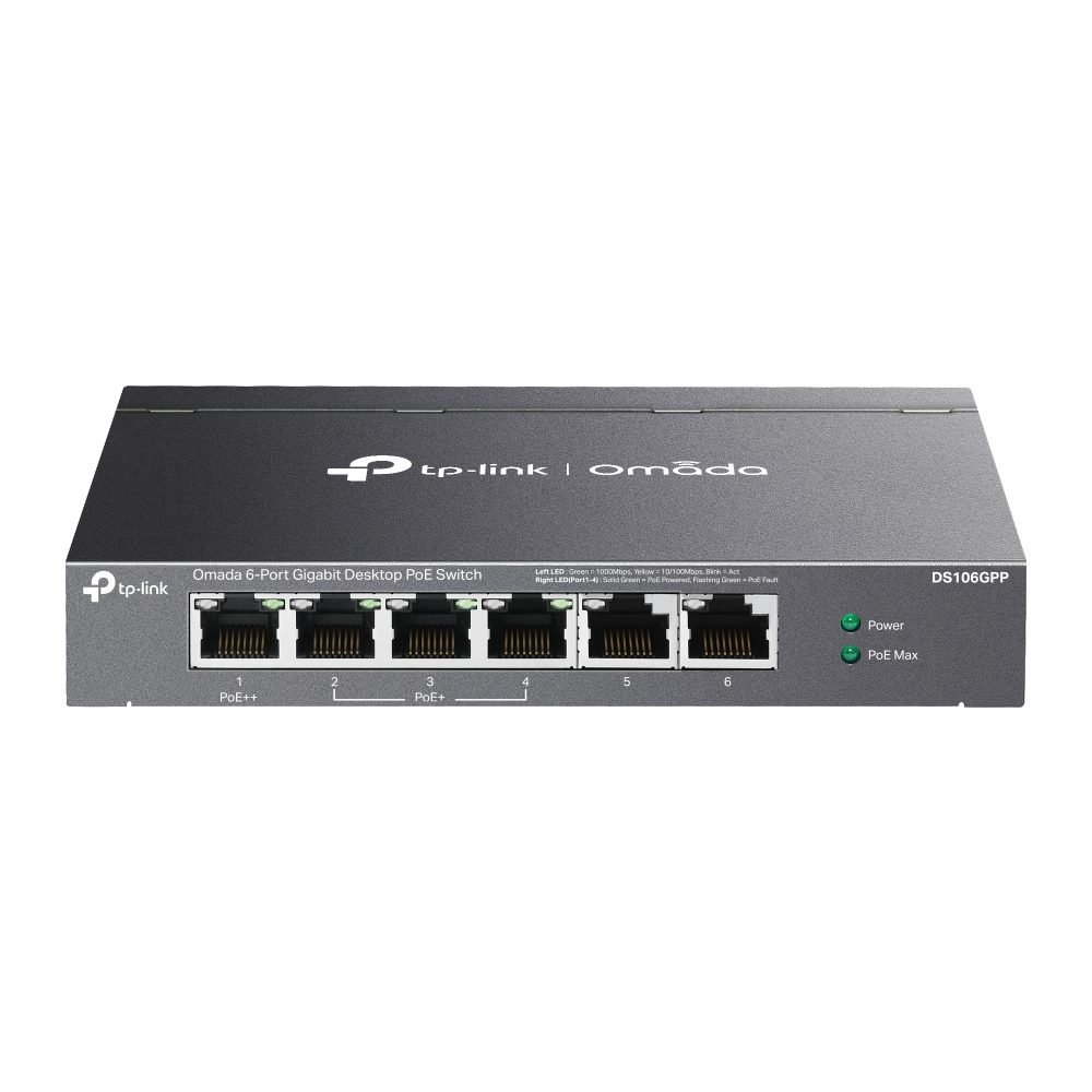 TP-Link Omada 6 Port Gigabit Switch DS106GPP