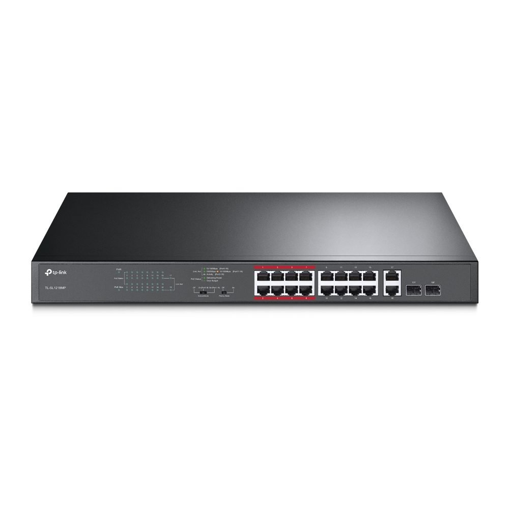 TP-Link 16 Port FE PoE Switch TL-SL1218MP