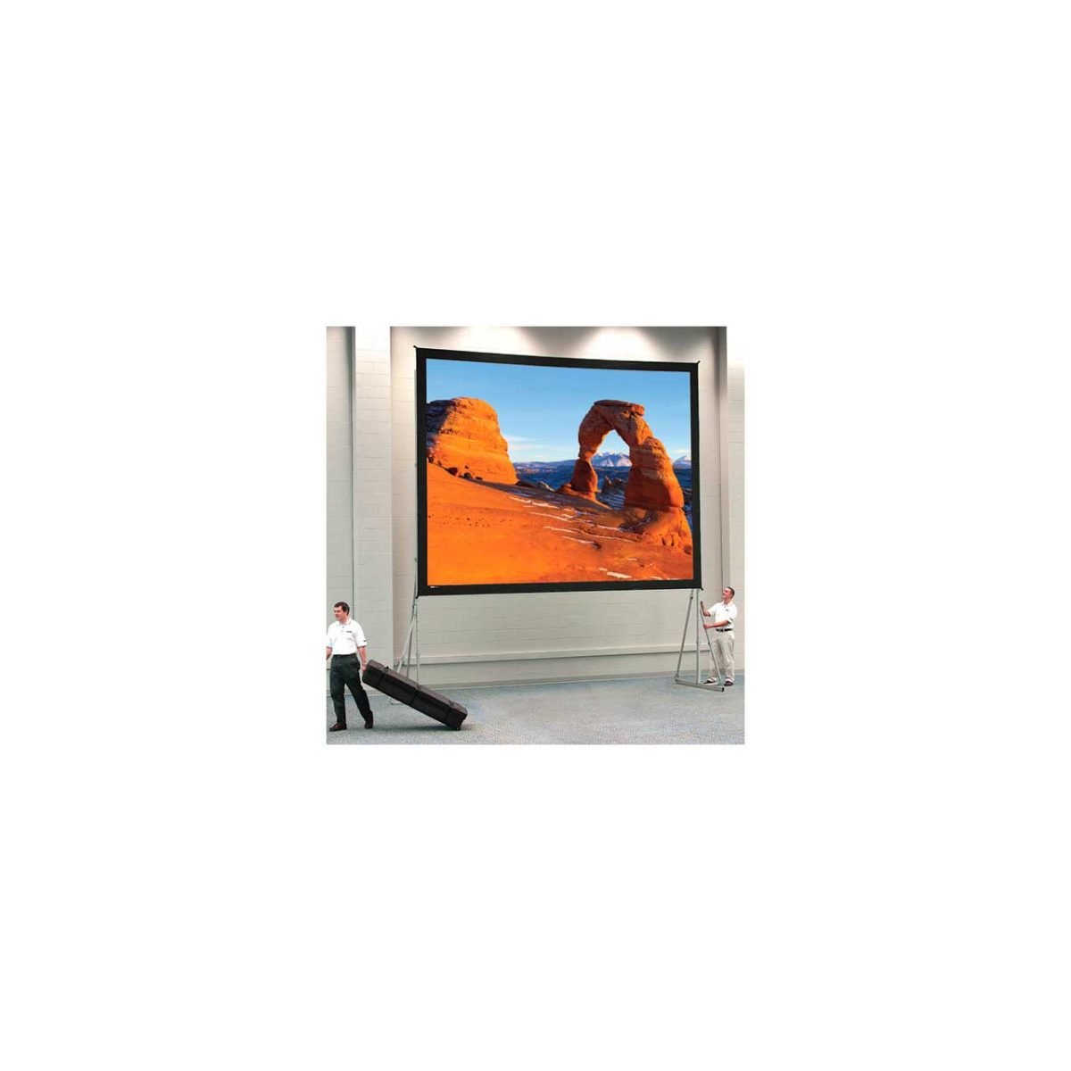Da-Lite Heavy Duty Fast Fold Deluxe Sc 92093