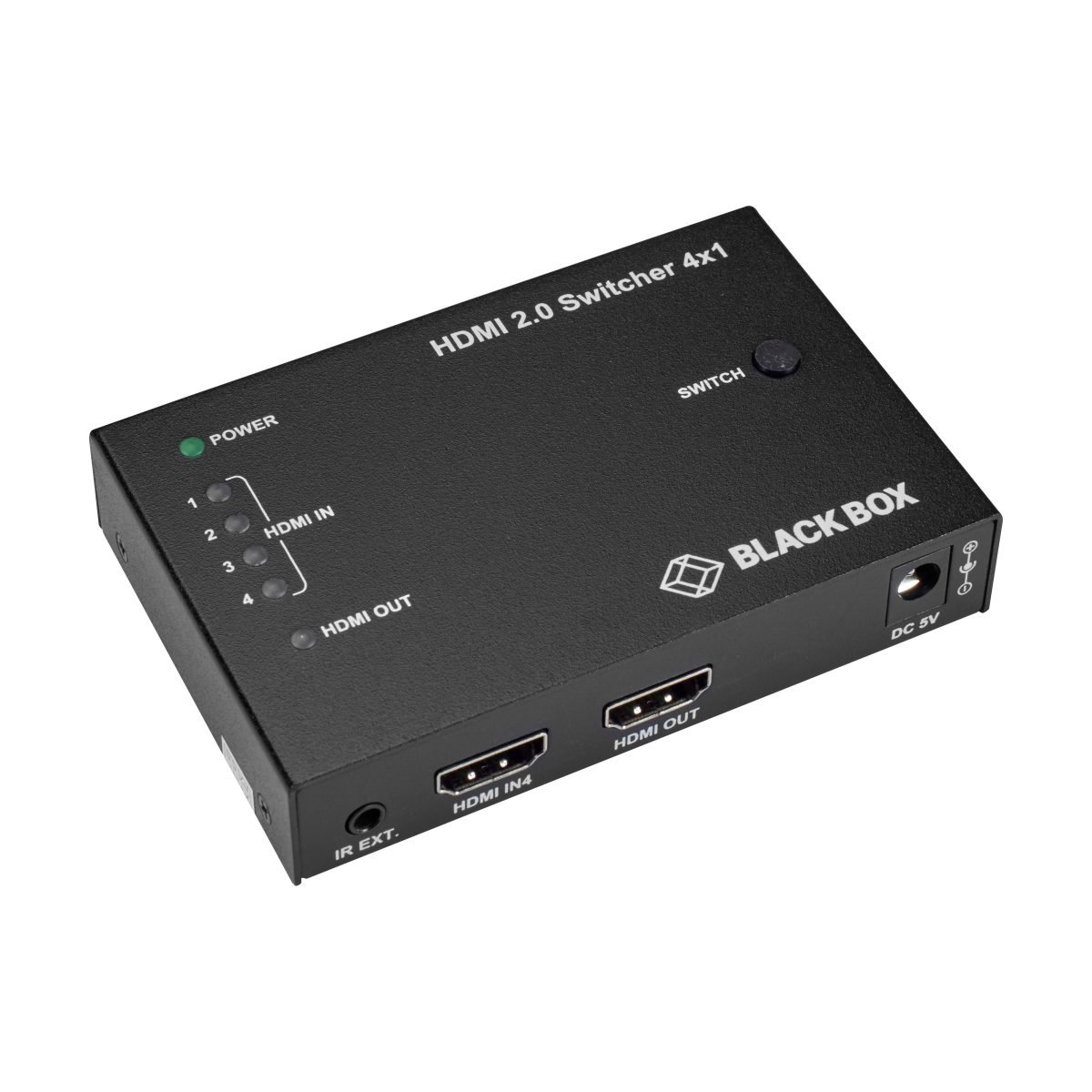 BLACK BOX CORPORATION 4X1 4K HDMI SWITCH VSW-HDMI4X1-4K