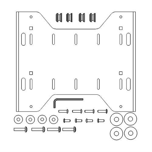 Chief INTERFACE BRKT 200 x 100 M6 MSB6040