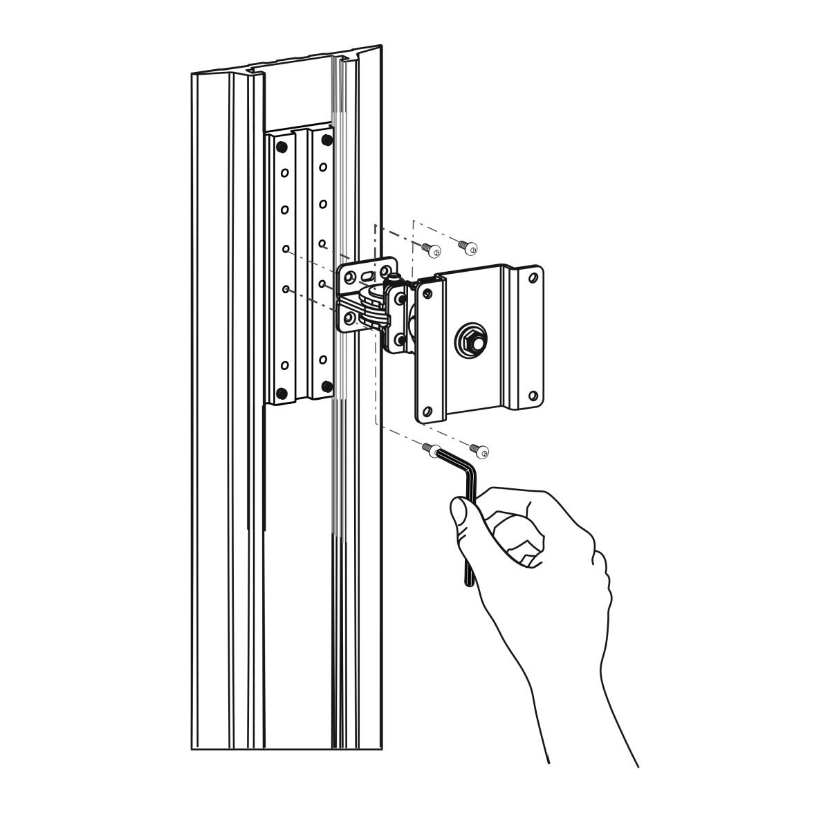 Ergotron Track Mount Bracket Kit 97-091